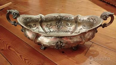 Grande Centrotavola argento 800 Cusi e Calderoni