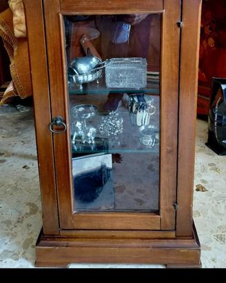 SPLENDIDA VETRINA IN LEGNO MASSELLO