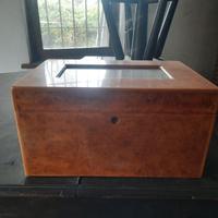 Bauletto porta sigari in radica