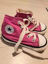 scarpe converse bambina rosa taglia 21