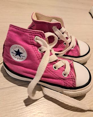 scarpe converse bambina rosa taglia 21