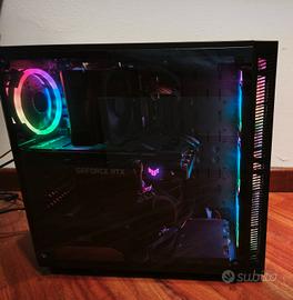 PC fisso gaming+monitor 