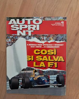 Autosprint 1992 Mansell America - Prost Senna - AU