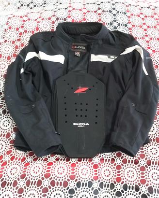 Giacca e sottogiacca moto + protezione  Tg.S