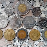 12 VECCHIE MONETE STRANIERE DA COLLEZIONE