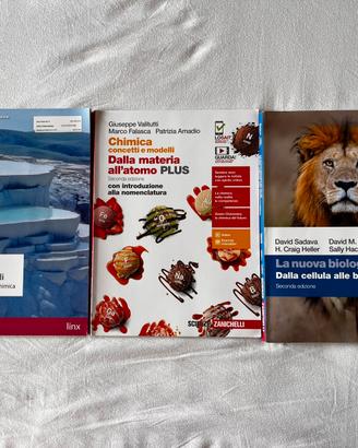Lotto/Libri di Scienze, Chimica e Biologia