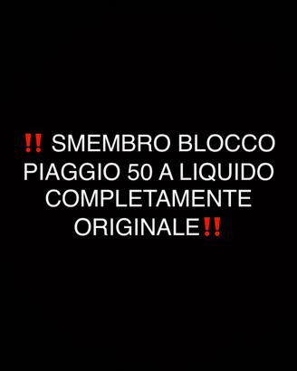 SMEMBRO BLOCCO PIAGGIO