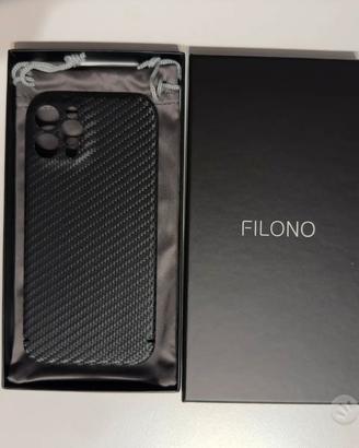 Iphone 12 pro cover in fibra di carbonio