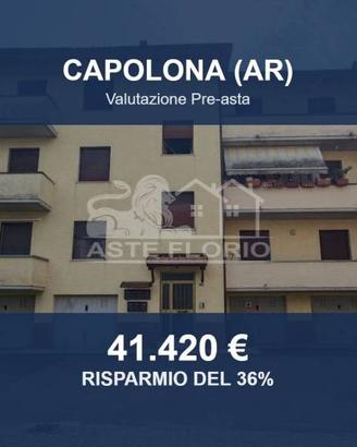 Immobile in asta di 84 m² con box auto a Capolona