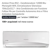 Condizionatore Ariston Prios R32 - 12000 BTU