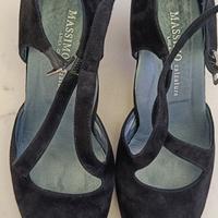 Scarpe donna scamosciate