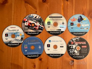 Giochi originali  PlayStation 2 - 7 titoli