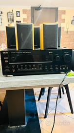 Impianto Home Theater 5.1 con Amplificatore Teac ;