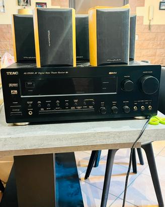 Impianto Home Theater 5.1 con Amplificatore Teac ;