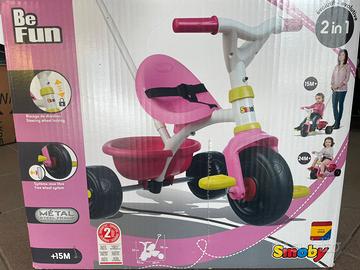 Smoby triciclo be fun rosa
