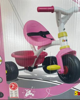 Smoby triciclo be fun rosa
