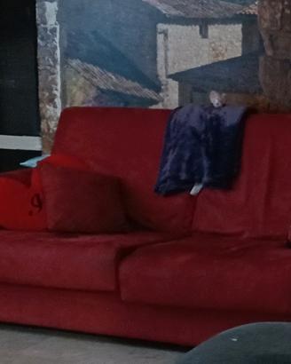 divano letto bordeaux.