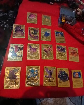 set carte pokemon (set carte oro e altre miste) 