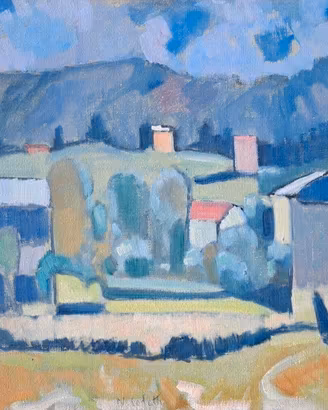 Nando COLETTI (1907-1979), quadro olio su tela