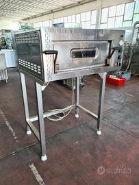 forno per pizzeria con rialzo usato