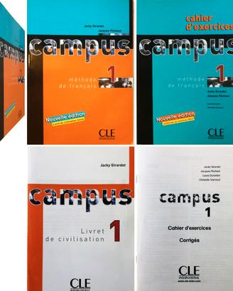CAMPUS 1. LIVRE DE L'ÉLÈVE. CAHIER D'EX.+CORRIGES