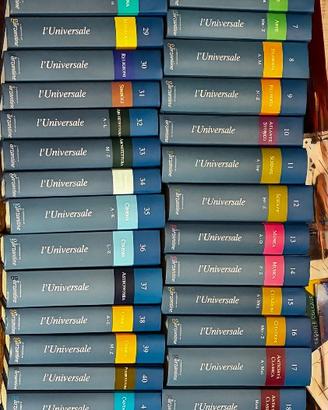 Enciclopedia Le Garzantine completa di 47 volumi
