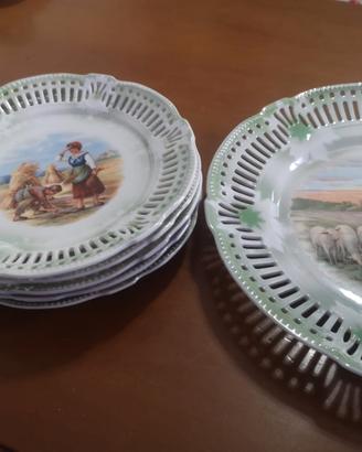 set piatti vintage