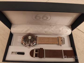 Orologio Route  66 con doppio cinturino e custodia