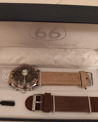 Orologio Route  66 con doppio cinturino e custodia