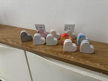 bomboniere in gesso ceramico