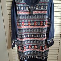 Maglione natalizio Esmara blu taglia M