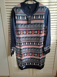 Maglione natalizio Esmara blu taglia M