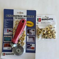 Punzonatrice Manuale per occhielli