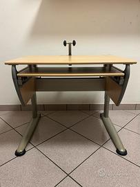 Scrivania ergonomica MOLL Basic-procompact faggio