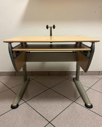 Scrivania ergonomica MOLL Basic-procompact faggio