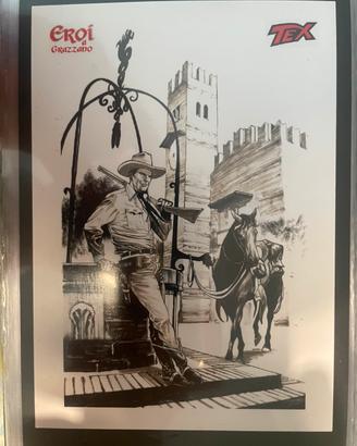 Tex rara cartolina serie limitata