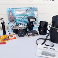 Canon analogica at1e vari accessori obiettivi