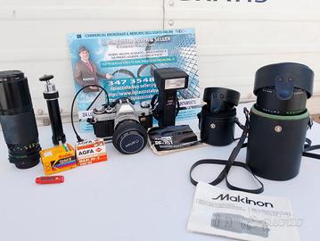 Canon analogica at1e vari accessori obiettivi