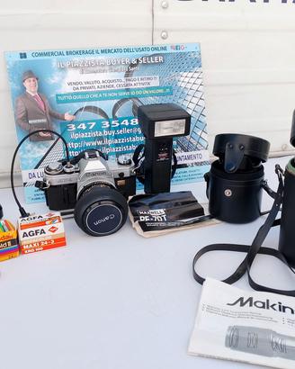 Canon analogica at1e vari accessori obiettivi