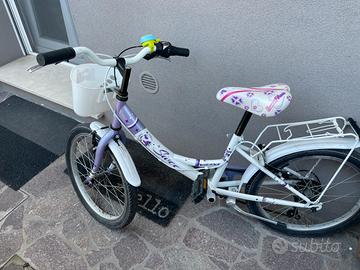 Bici rosa per bimba ruote 20” con cambi