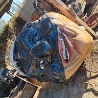testa per carro di carnevale 