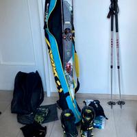 Attrezzatura completa scialpinismo