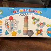 Montessori  giochi 5 in 1 scatola sensoriale