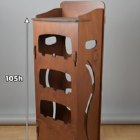 Mobile Portabottiglie / Espositore in Legno