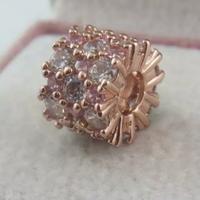 Pandora Charm scintillante rosa e bianco 788487C01