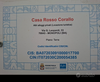 Casarossocorallo Monopoli
