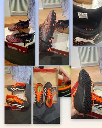 Due paia Scarpe calcio 37.5 nuove. Adidas e Puma