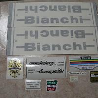 Serie adesivi per rifacimento Bianchi Rekord 746