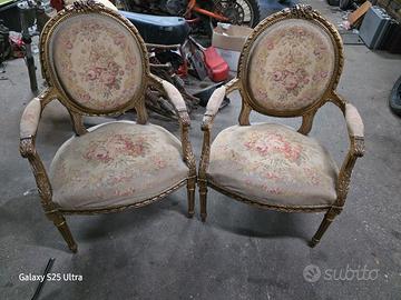 2 poltrone d epoca