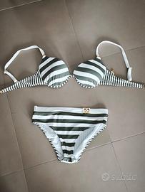 costume 2 pezzi a righe nuovo Tg. 43/44